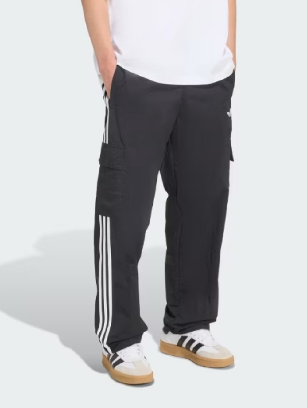 🆕 Men's SIZE L Adidas Loose Fit Woven Cargo Pants